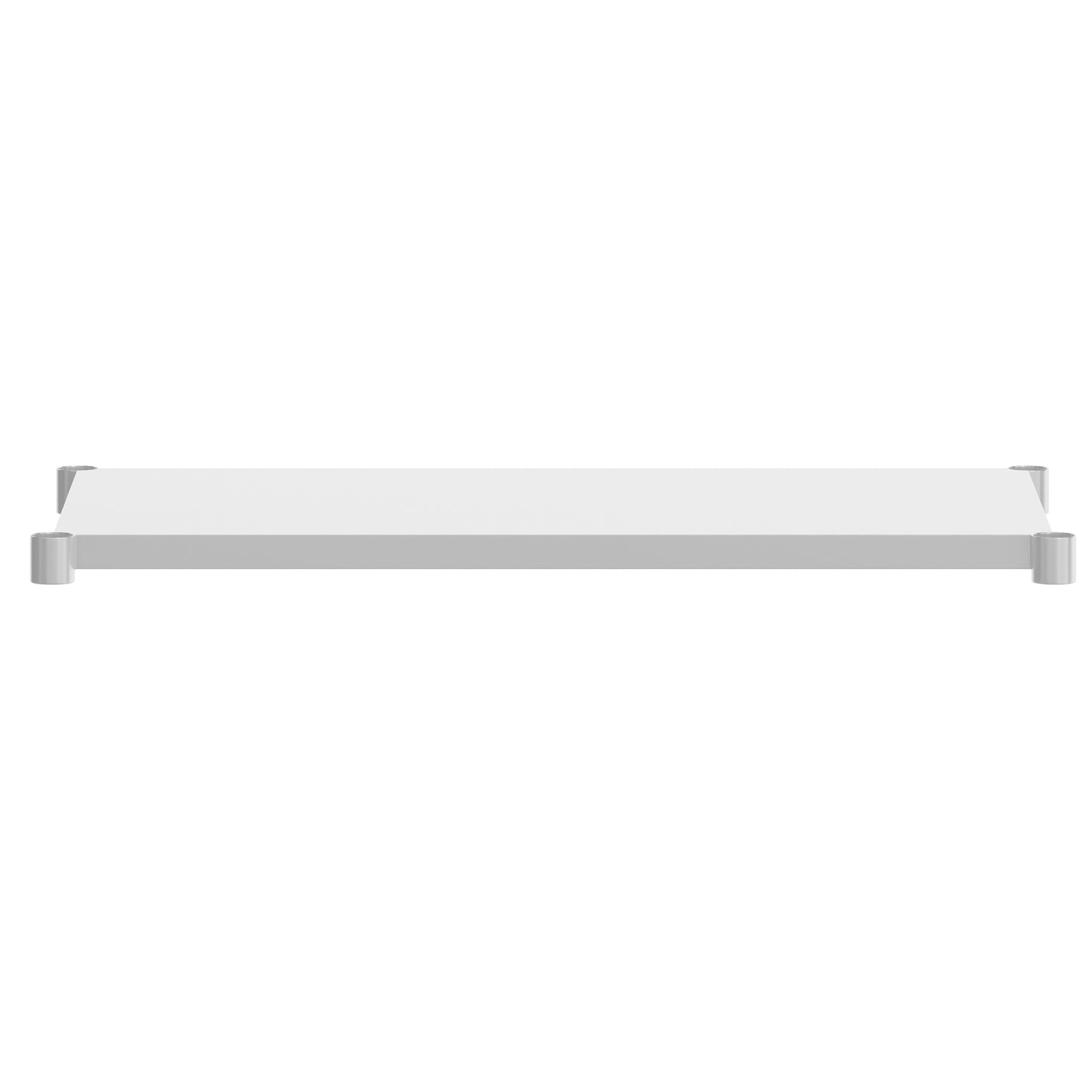 Woodford Galvanized Under Shelf for Prep and Work Tables - Adjustable Lower Shelf for 24" x 72" Stainless Steel Tables Stainless Steel