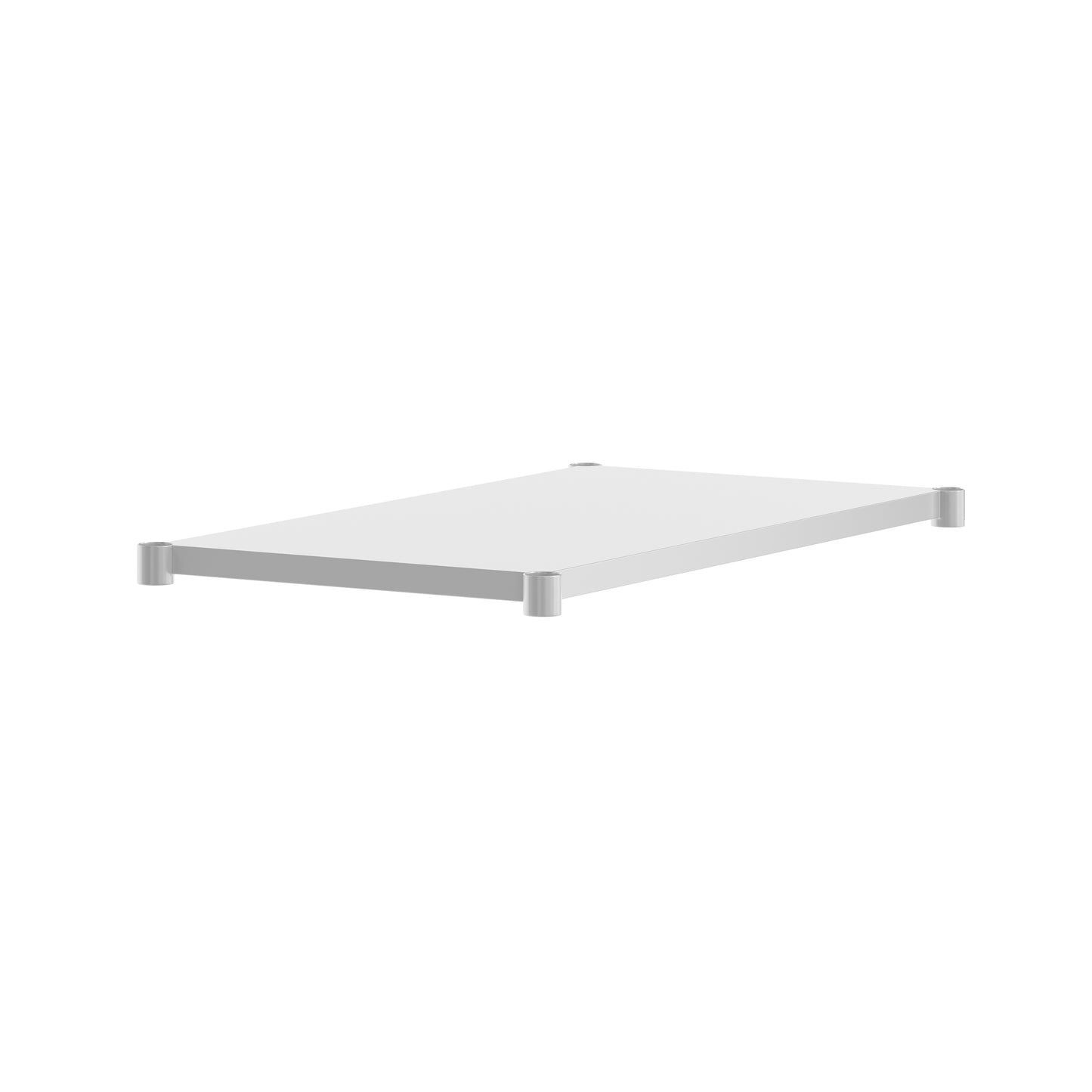 Woodford Galvanized Under Shelf for Prep and Work Tables - Adjustable Lower Shelf for 30" x 48" Stainless Steel Tables Stainless Steel