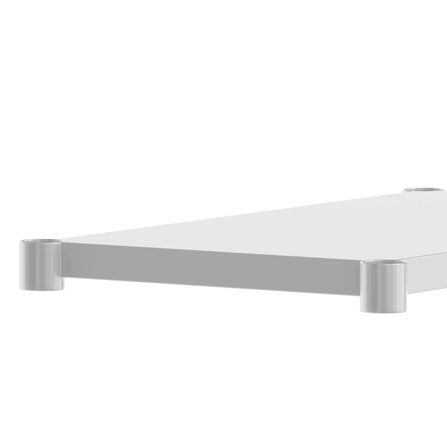 Woodford Galvanized Under Shelf for Prep and Work Tables - Adjustable Lower Shelf for 30" x 48" Stainless Steel Tables Stainless Steel