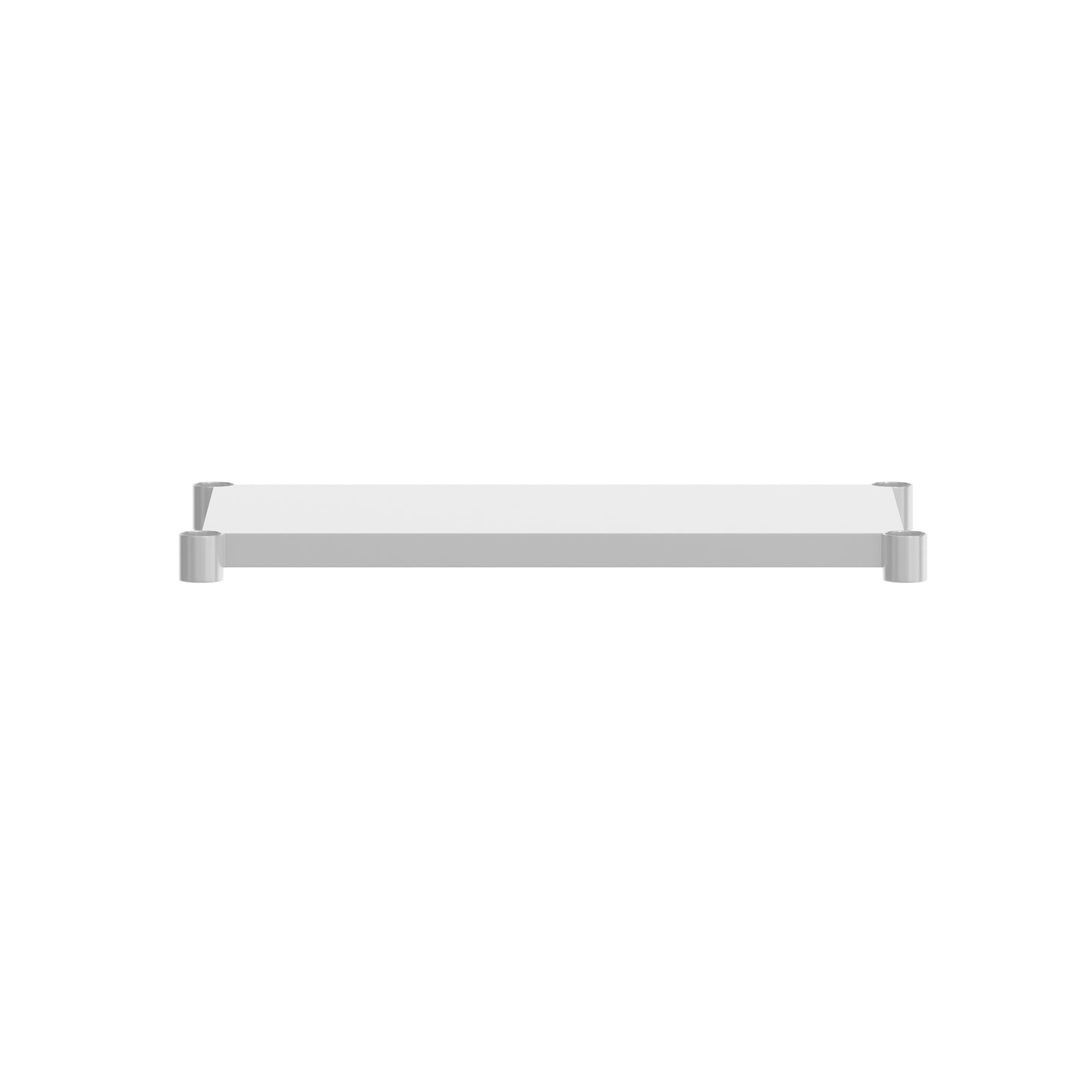 Woodford Galvanized Under Shelf for Prep and Work Tables - Adjustable Lower Shelf for 30" x 48" Stainless Steel Tables Stainless Steel