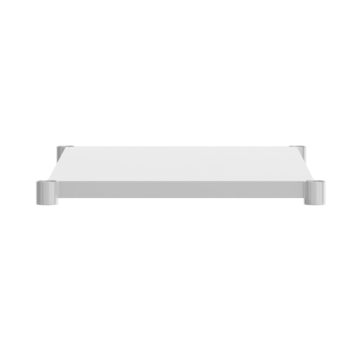 Woodford Galvanized Under Shelf for Prep and Work Tables - Adjustable Lower Shelf for 30" x 48" Stainless Steel Tables Stainless Steel