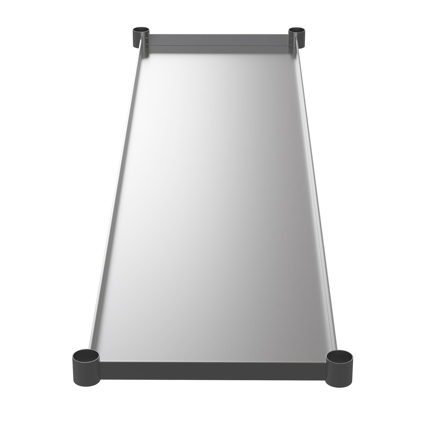 Woodford Galvanized Under Shelf for Prep and Work Tables - Adjustable Lower Shelf for 30" x 72" Stainless Steel Tables Stainless Steel