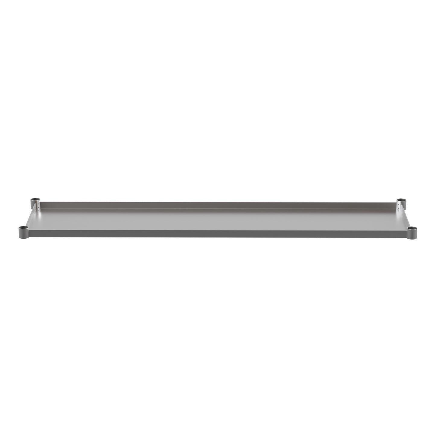 Woodford Galvanized Under Shelf for Prep and Work Tables - Adjustable Lower Shelf for 30" x 72" Stainless Steel Tables Stainless Steel