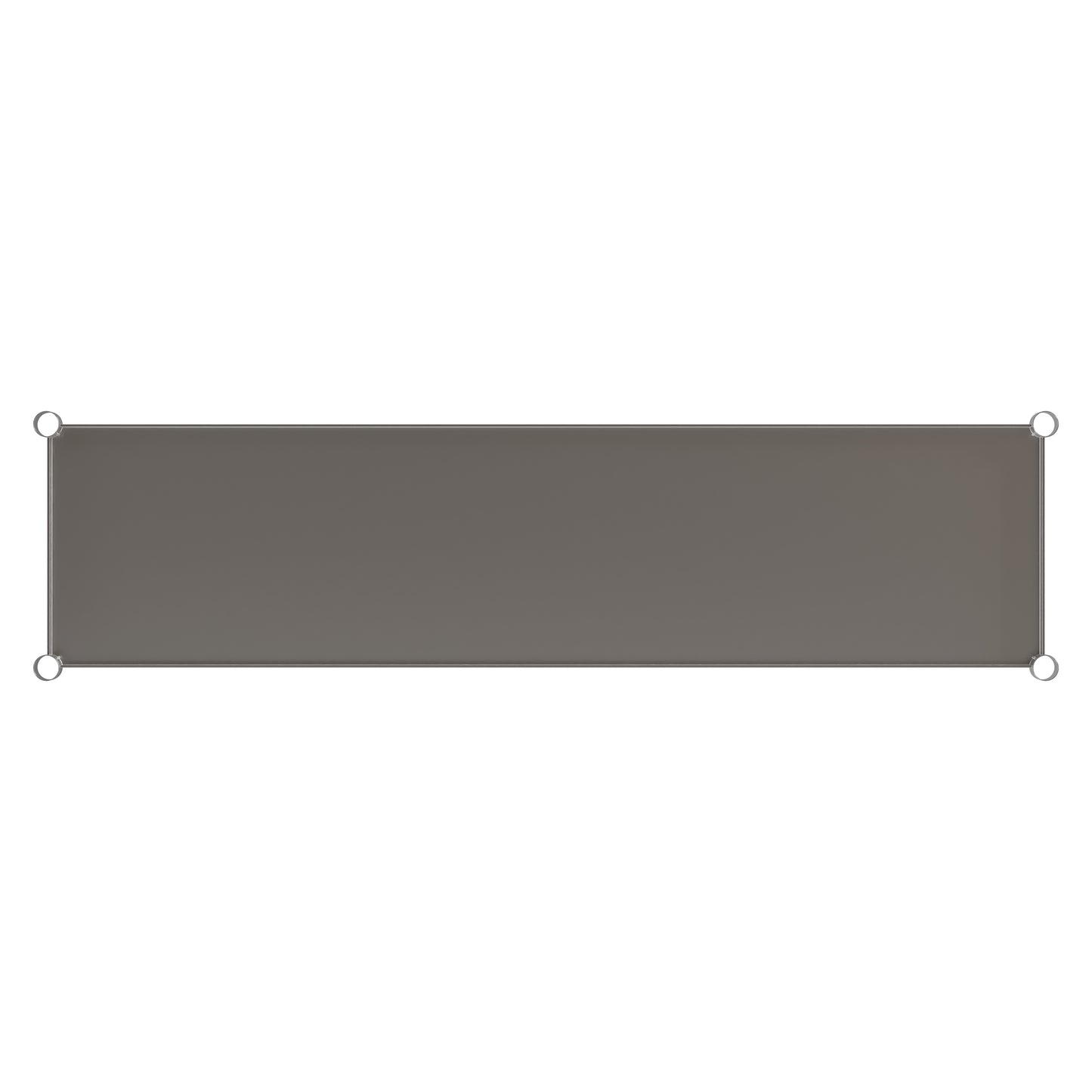 Woodford Galvanized Under Shelf for Prep and Work Tables - Adjustable Lower Shelf for 30" x 72" Stainless Steel Tables Stainless Steel