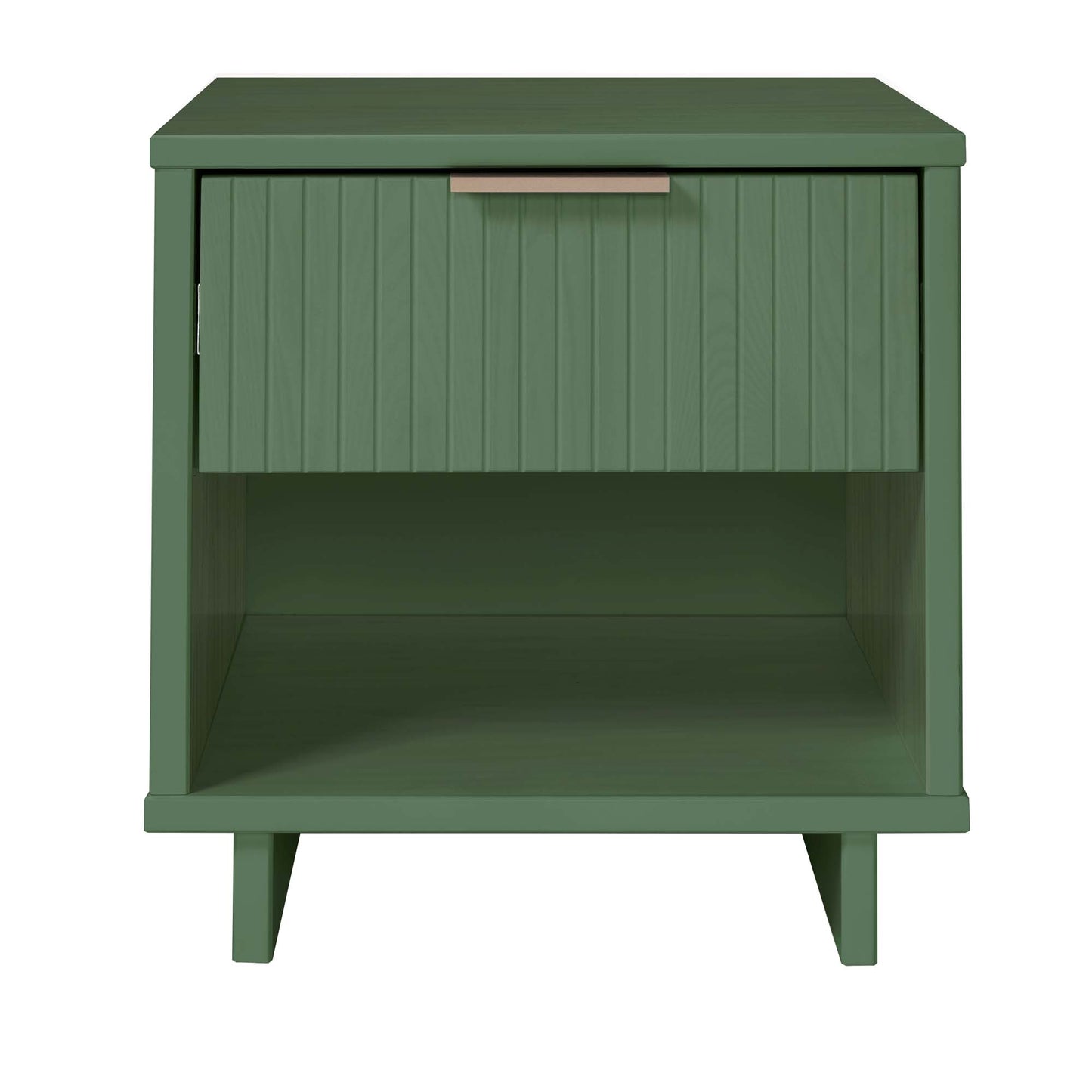 Granville Modern 18" Nightstand in Sage Green (1-Drawer)