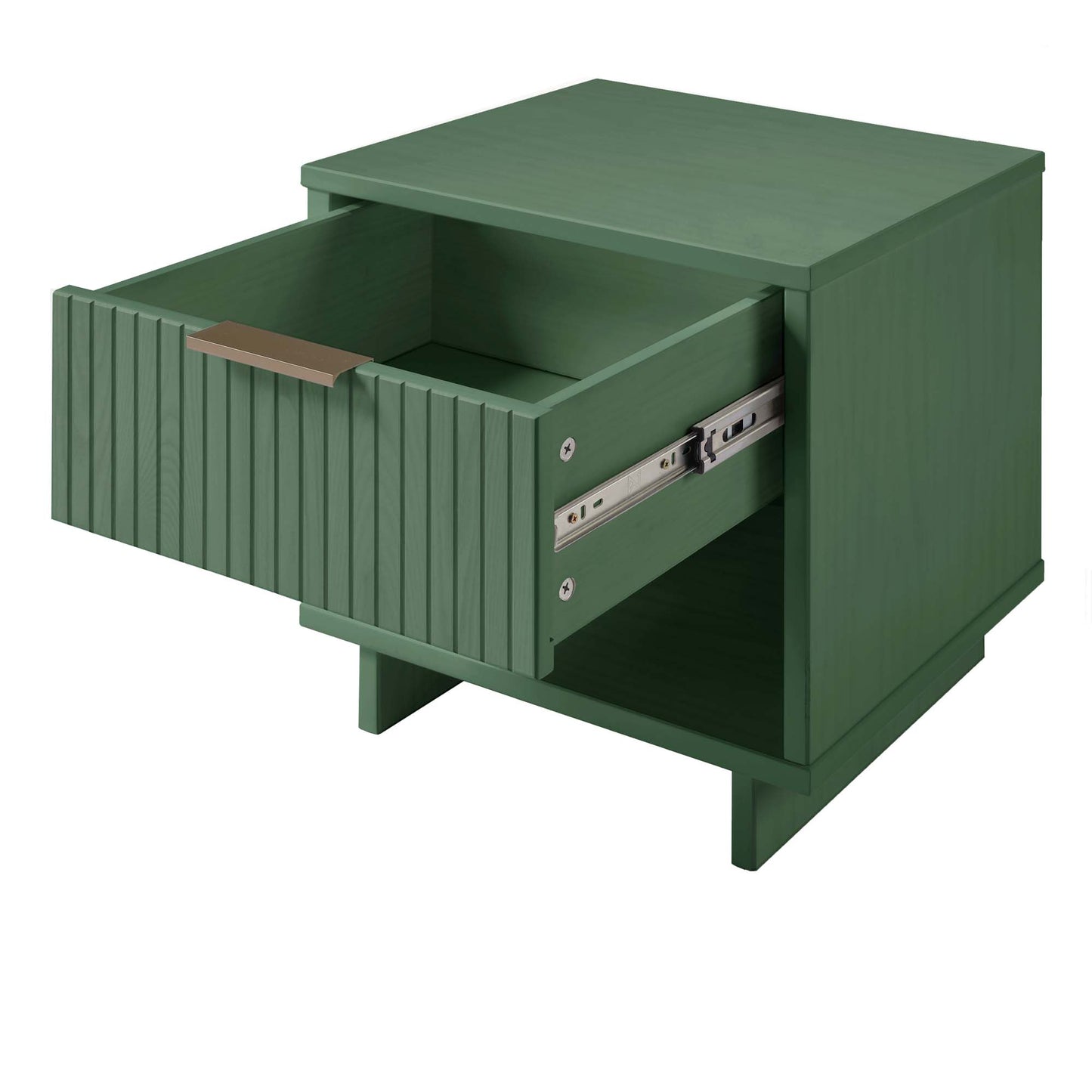 Granville Modern 18" Nightstand in Sage Green (1-Drawer)