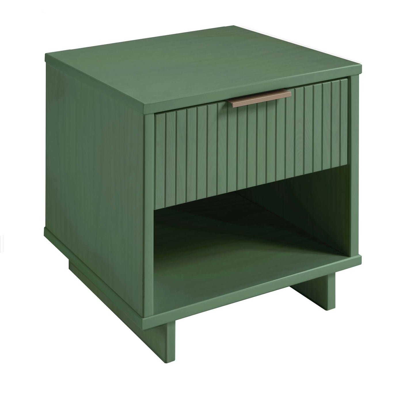 Granville Modern 18" Nightstand in Sage Green (1-Drawer)