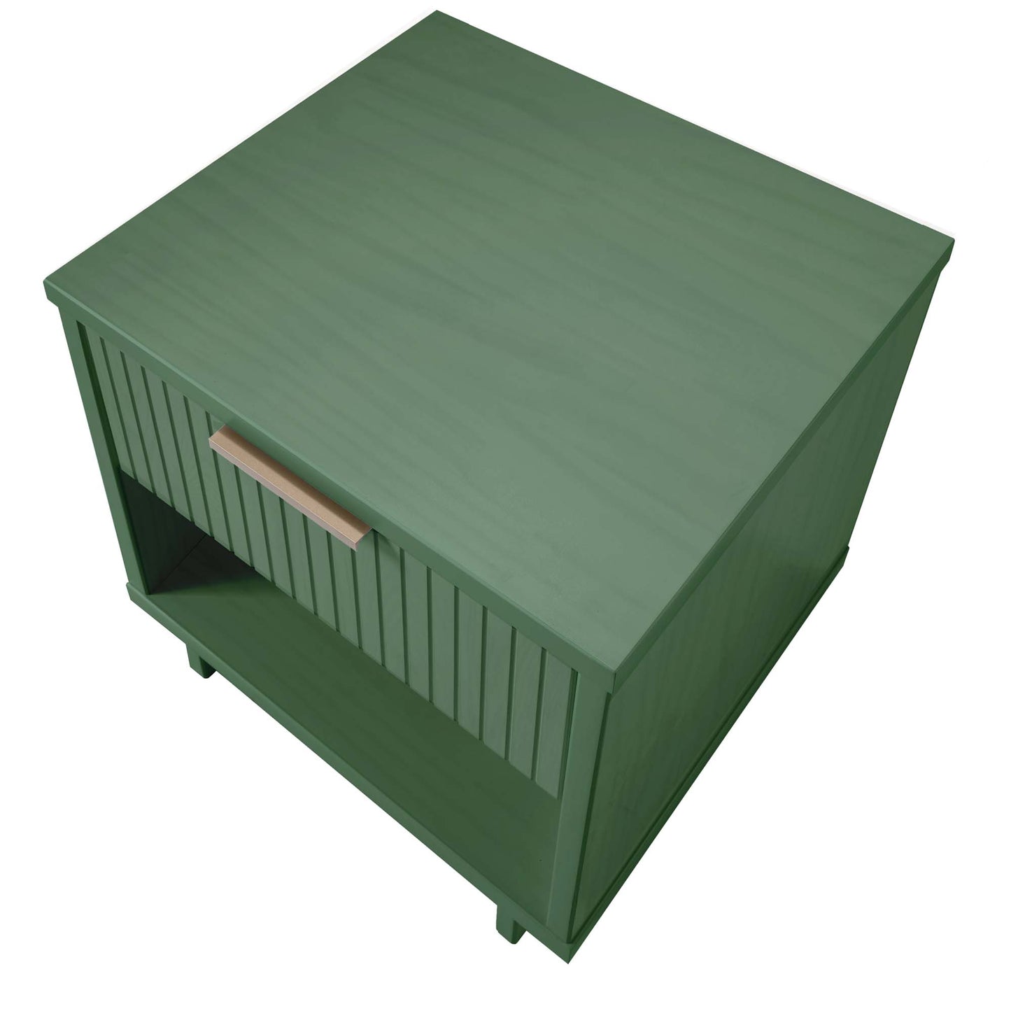 Granville Modern 18" Nightstand in Sage Green (1-Drawer)