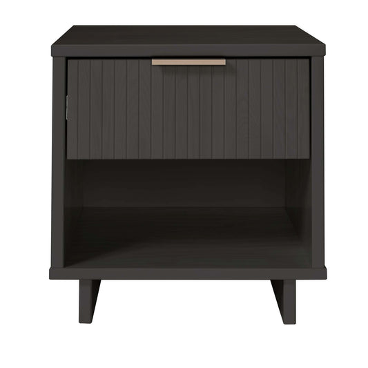 Granville Modern 18" Nightstand in Charcoal Gray (1-Drawer) NS-5005
