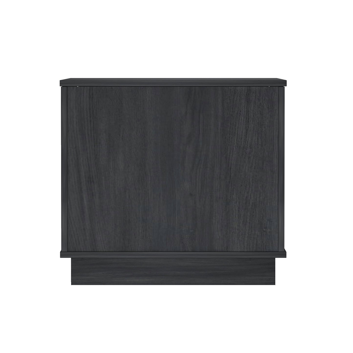 Horizon Modern 22" Nightstand in Charcoal Gray (2-Drawer) NS003-GY