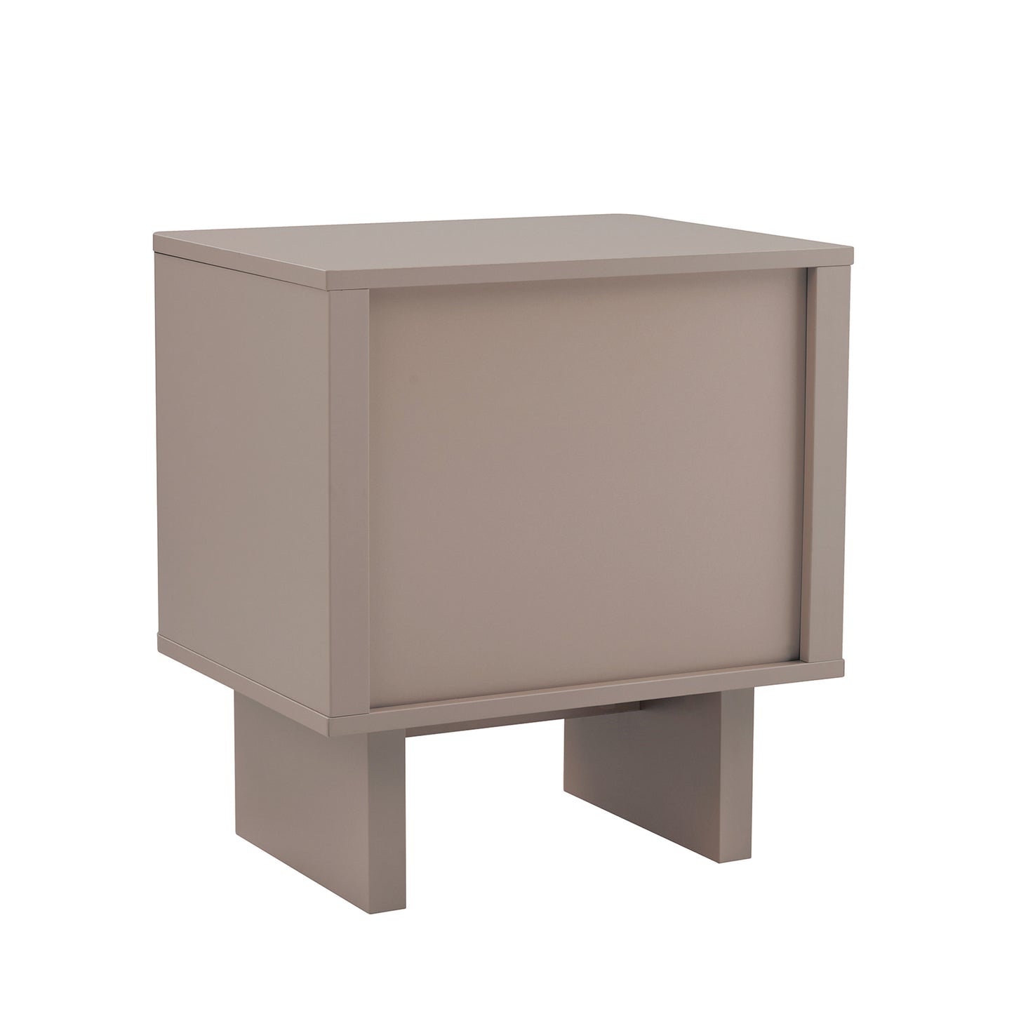 Ella Modern 20" Nightstand in Mocha (1-Drawer) NS005-MO