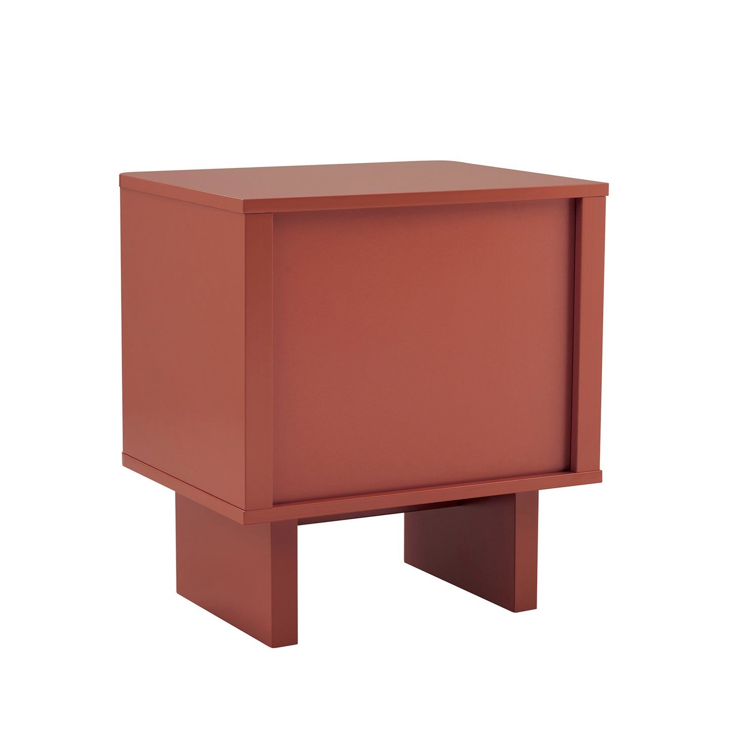 Ella Modern 20" Nightstand in Terracotta (1-Drawer) NS005-OR