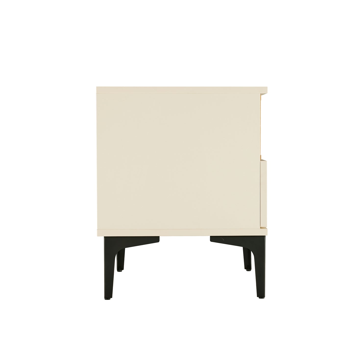 Amara Modern 20" Nightstand in Cream and Light Oak (1-Drawer) NS006-CR
