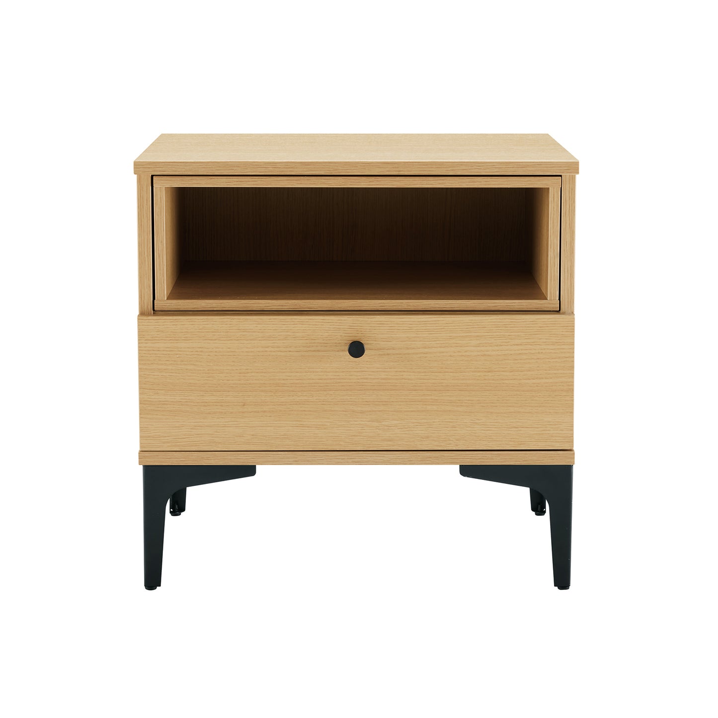 Amara Modern 20" Nightstand in Light Oak (1-Drawer) NS006-NA