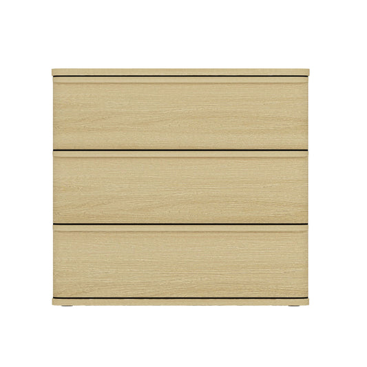 Molly Modern 26" Nightstand in Natural Oak (3-Drawer) NS008-NO