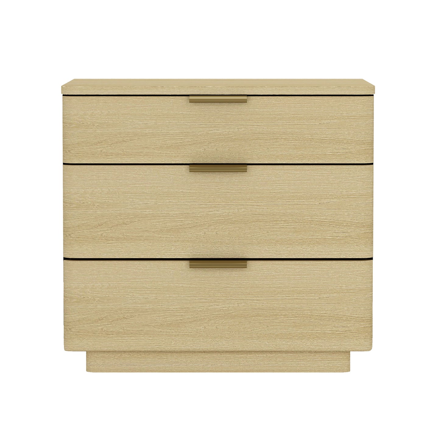 Payton Modern 26" Nightstand in Natural Oak (3-Drawer) NS009-GNO