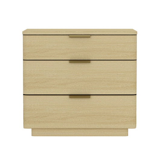 Payton Modern 26" Nightstand in Natural Oak (3-Drawer) NS009-GNO