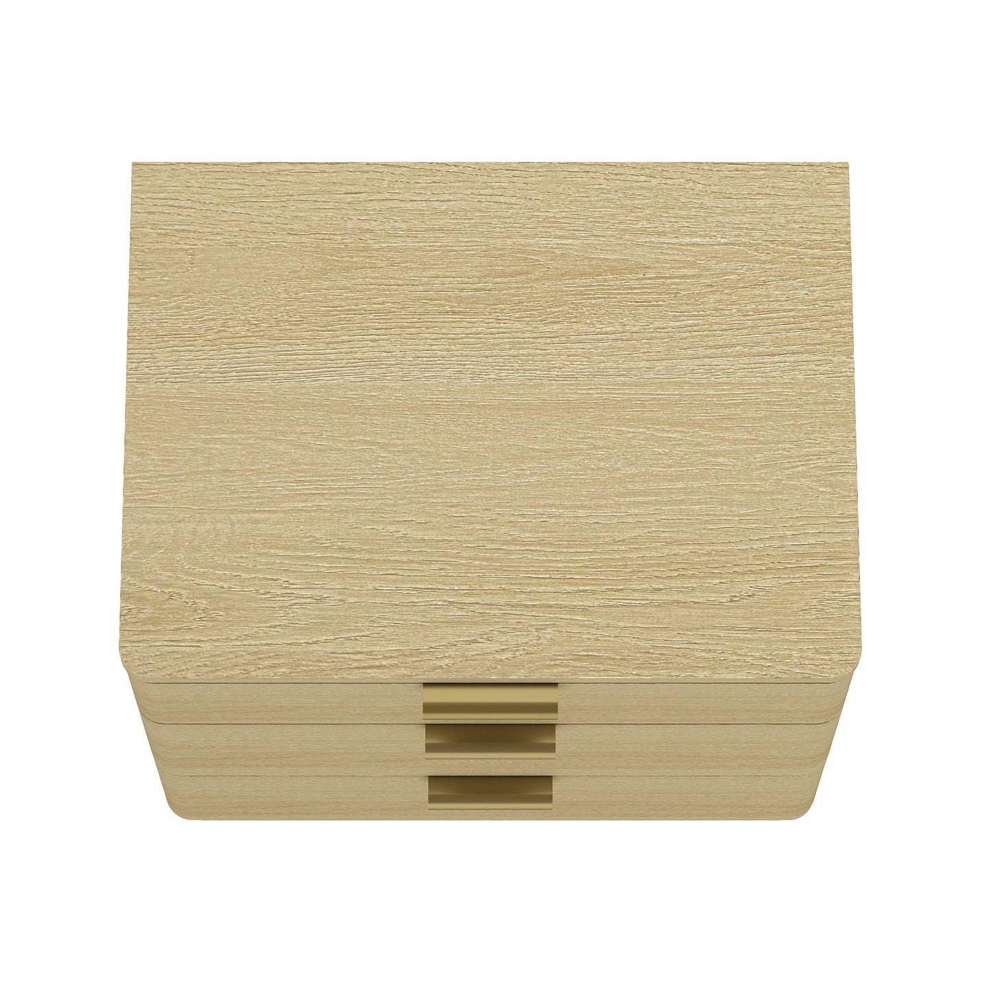 Payton Modern 26" Nightstand in Natural Oak (3-Drawer) NS009-GNO