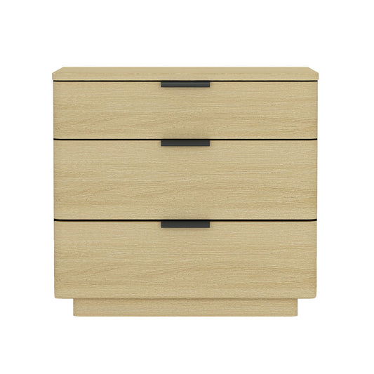 Payton Modern 26" Nightstand in Natural Oak (3-Drawer) NS009-NO