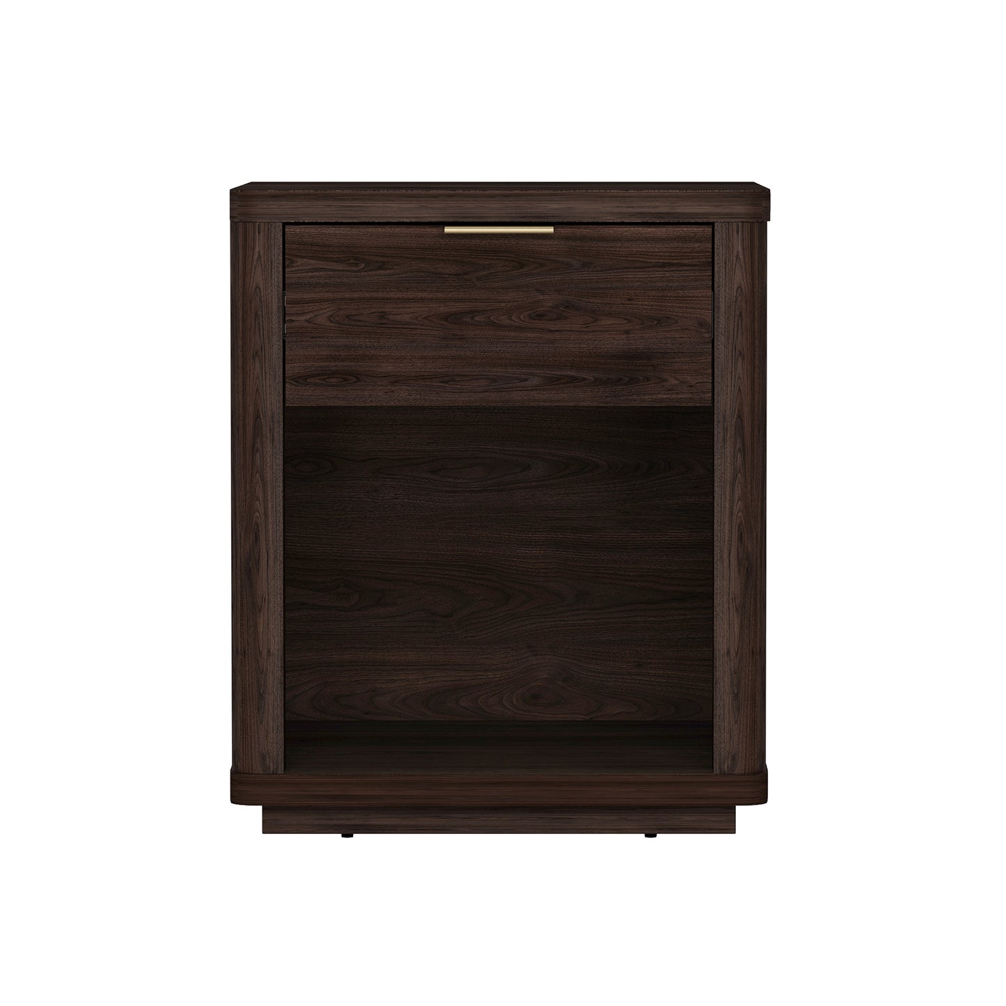 Evelyn Modern 20" Nightstand in Brown (1-Drawer) NS011-BR