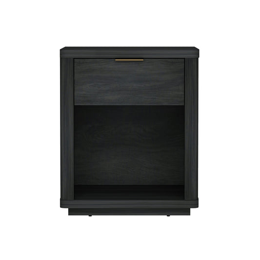 Evelyn Modern 20" Nightstand in Charcoal Gray (1-Drawer) NS011-CH
