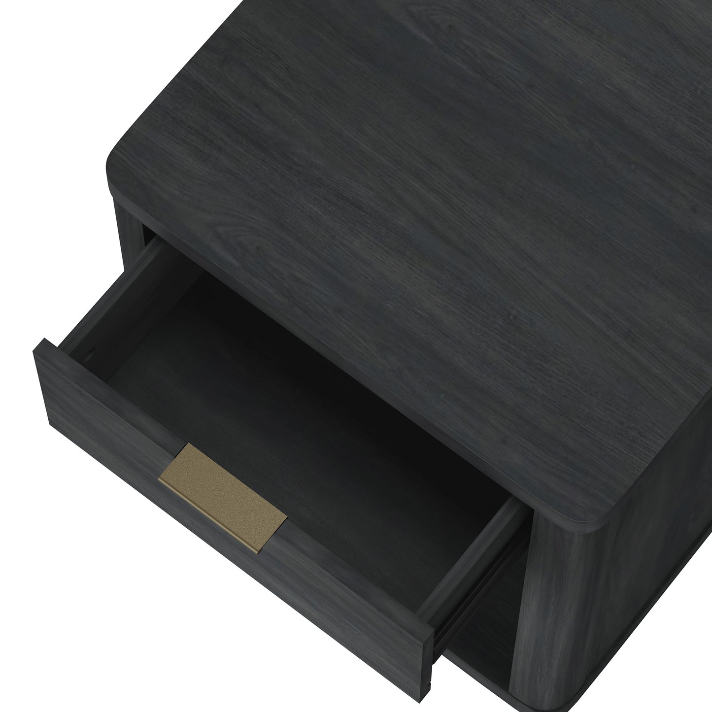 Evelyn Modern 20" Nightstand in Charcoal Gray (1-Drawer) NS011-CH
