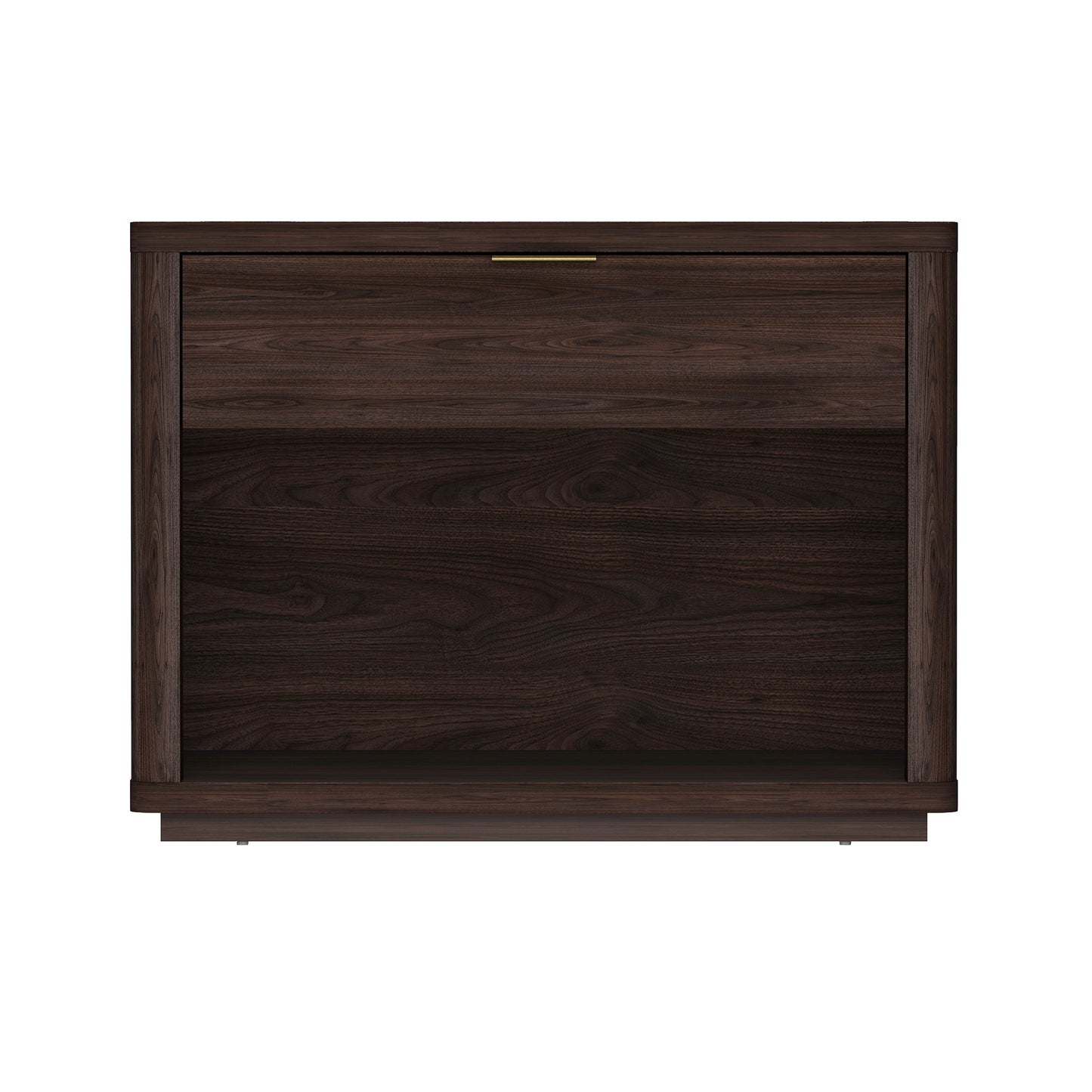 Evelyn Modern 32" Nightstand in Brown (1-Drawer) NS012-BR