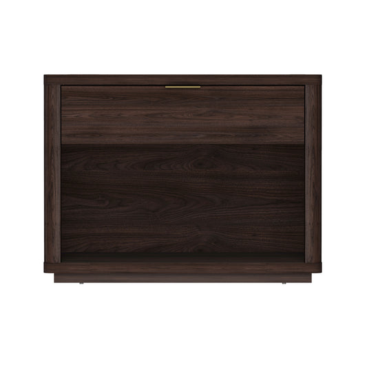 Evelyn Modern 32" Nightstand in Brown (1-Drawer) NS012-BR