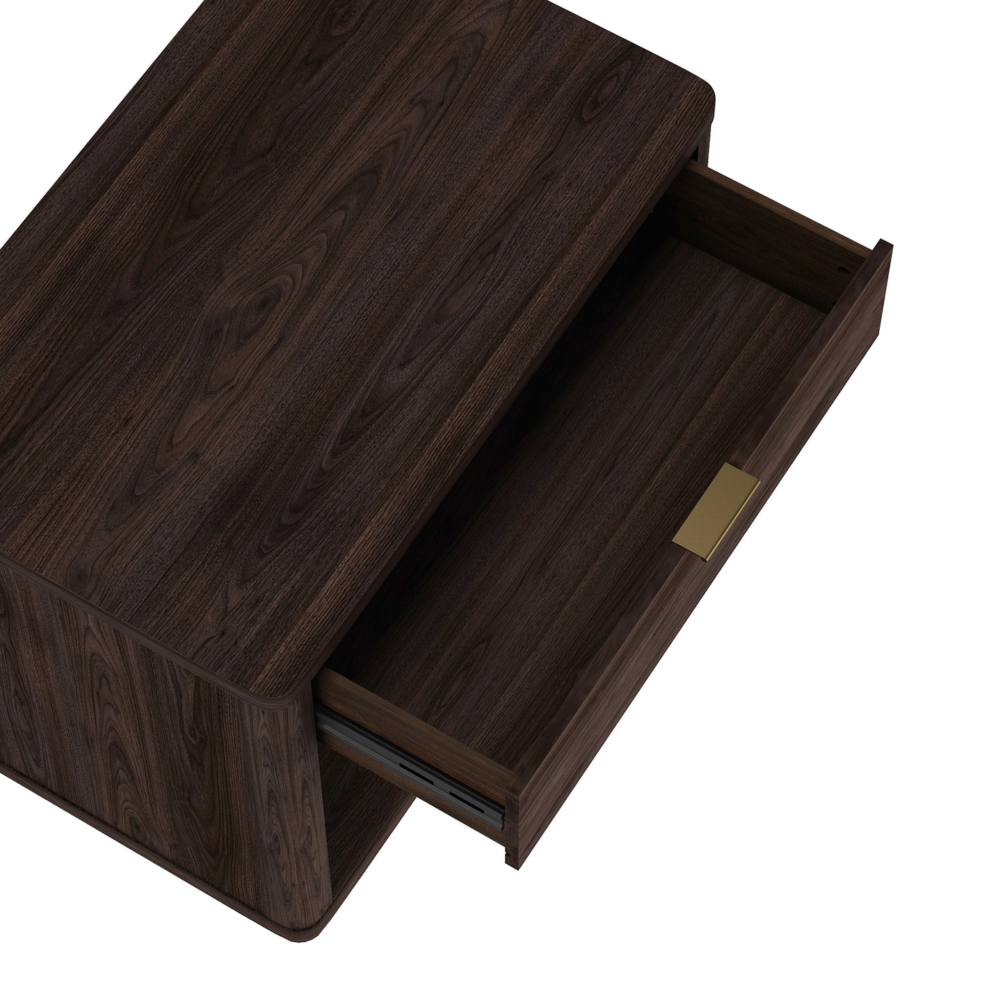 Evelyn Modern 32" Nightstand in Brown (1-Drawer) NS012-BR