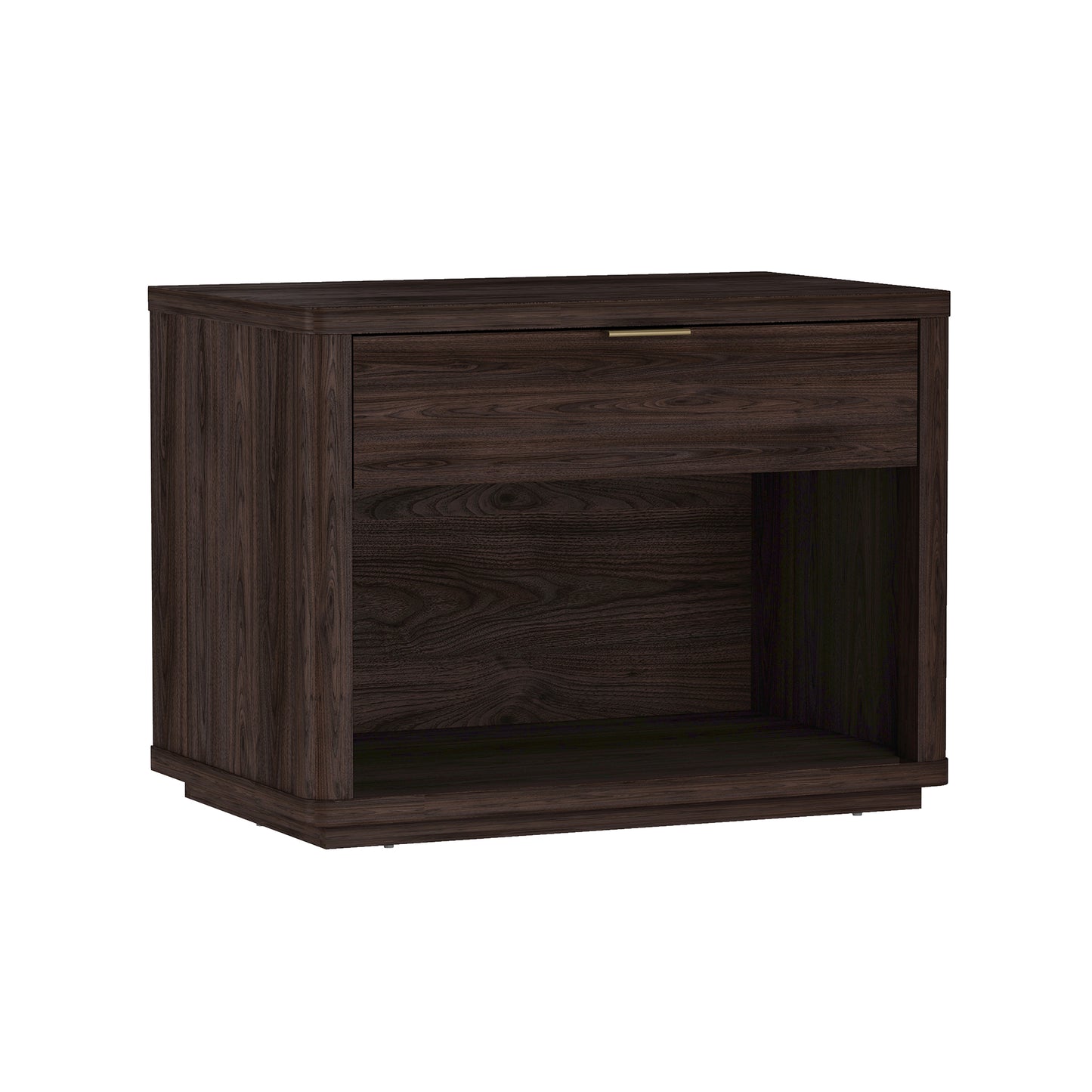 Evelyn Modern 32" Nightstand in Brown (1-Drawer) NS012-BR