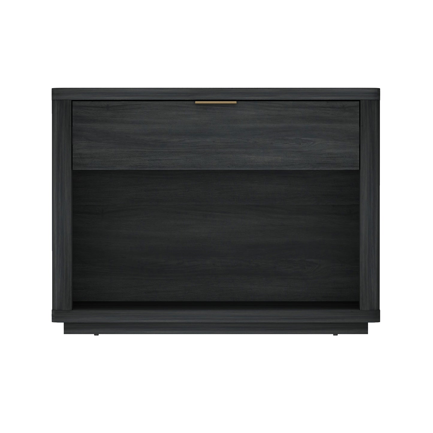 Evelyn Modern 32" Nightstand in Charcoal Gray (1-Drawer) NS012-CH