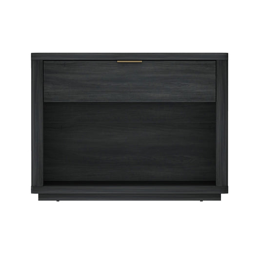 Evelyn Modern 32" Nightstand in Charcoal Gray (1-Drawer) NS012-CH