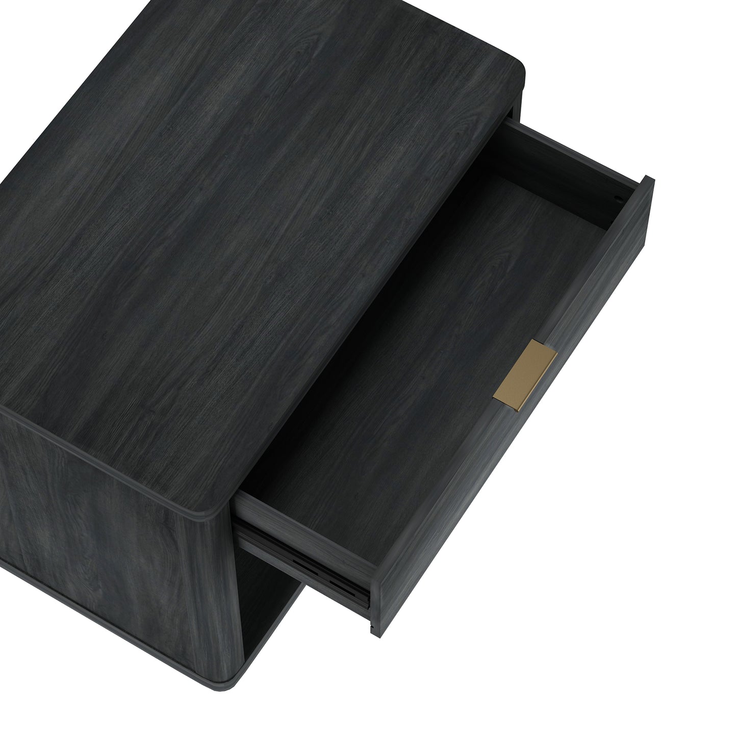 Evelyn Modern 32" Nightstand in Charcoal Gray (1-Drawer) NS012-CH