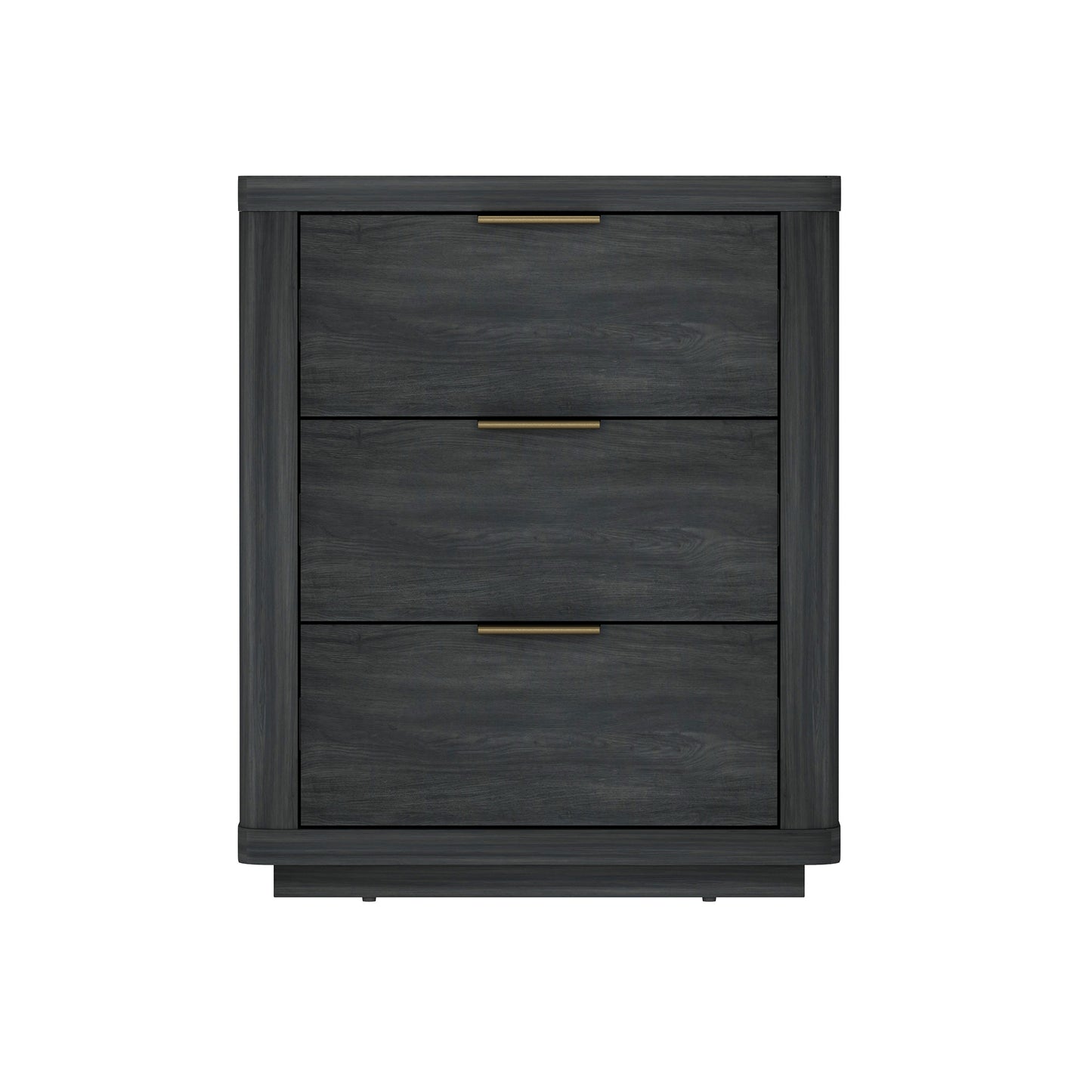 Evelyn Modern 20" Nightstand in Charcoal Gray (3-Drawer) NS013-CH