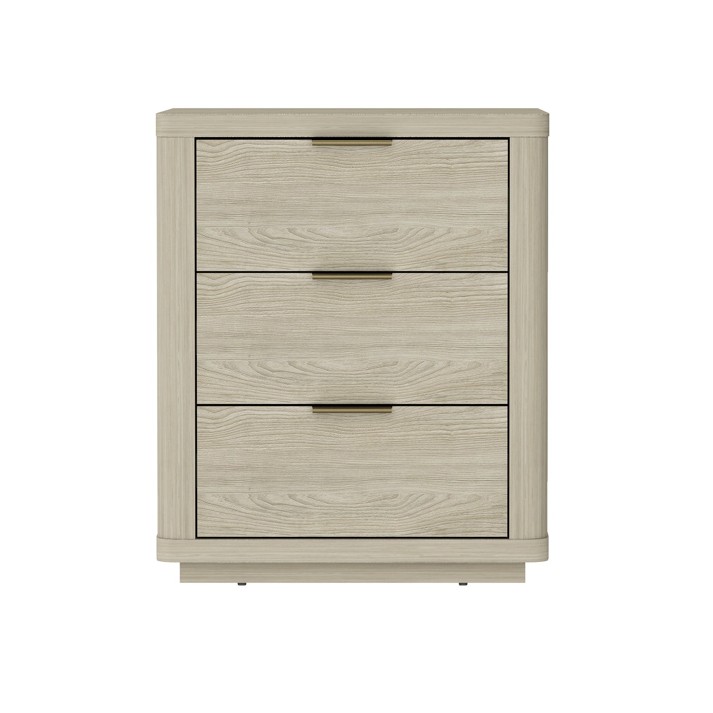 Evelyn Modern 20" Nightstand in Natural (3-Drawer) NS013-NA