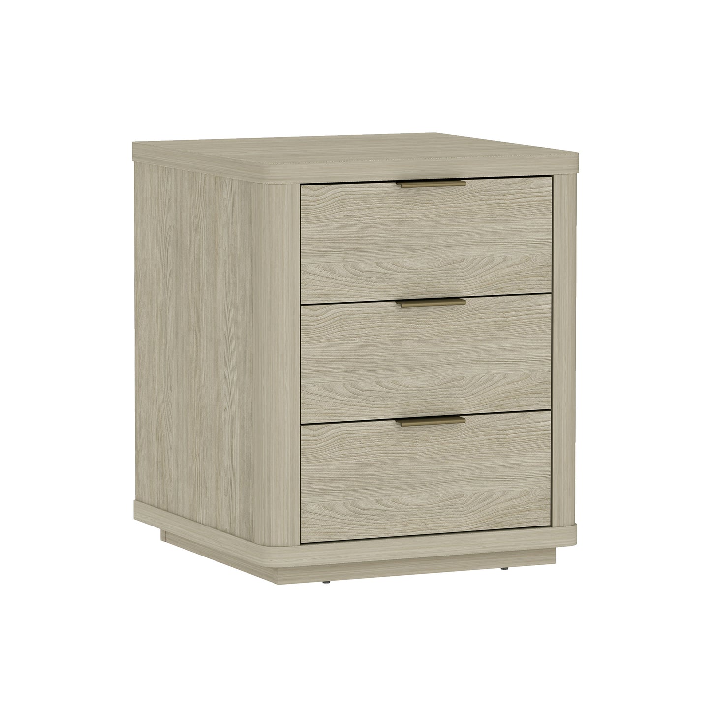 Evelyn Modern 20" Nightstand in Natural (3-Drawer) NS013-NA