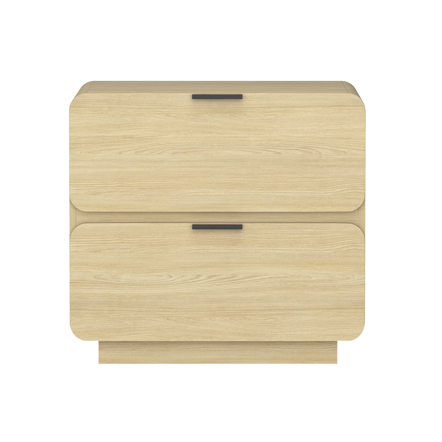 Chrystie Contemporary Modern 26" Nightstand in Natural (2-Drawer) NS016-NA