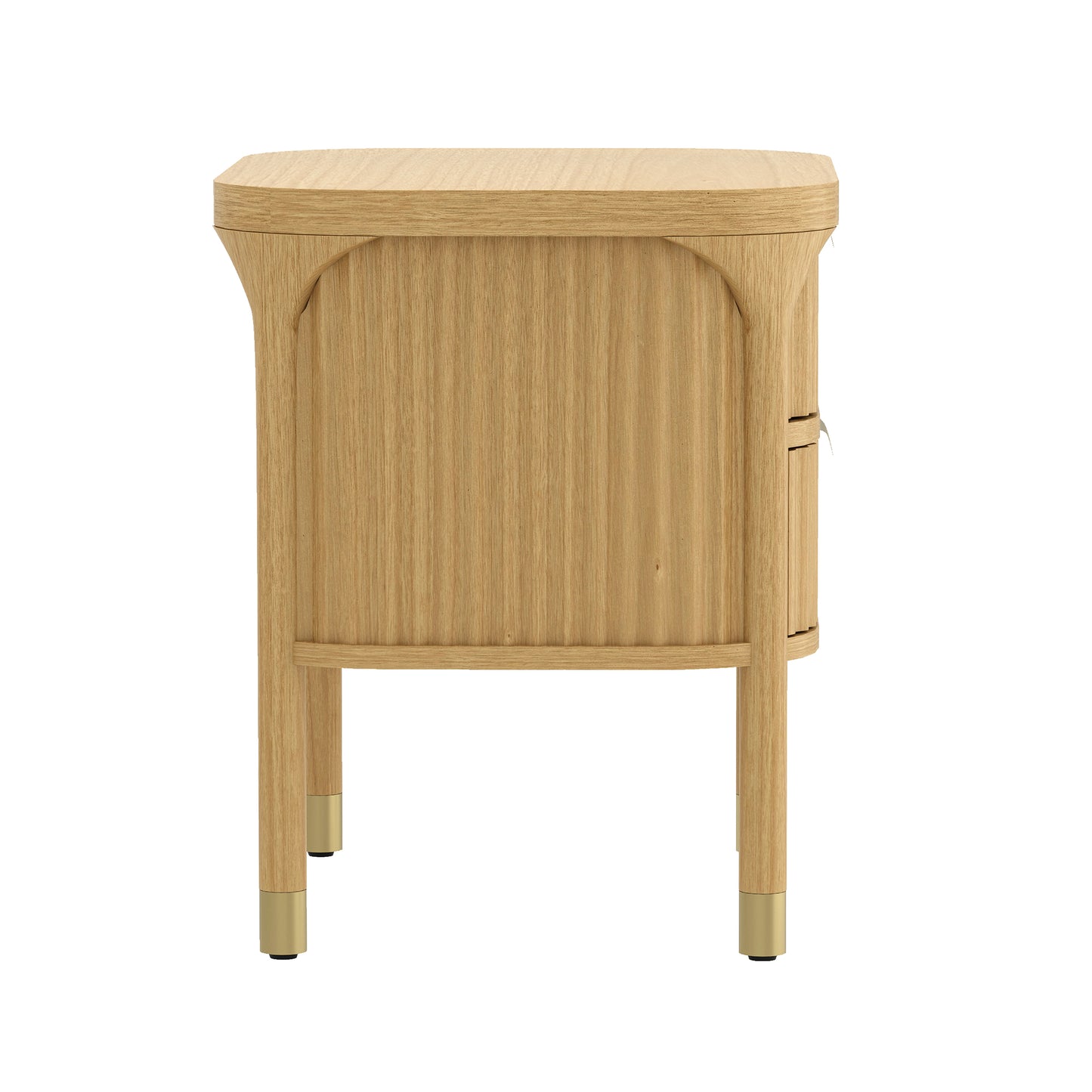 Park Contemporary 24" Nightstand in Natural (2-Drawer) NS1525-1