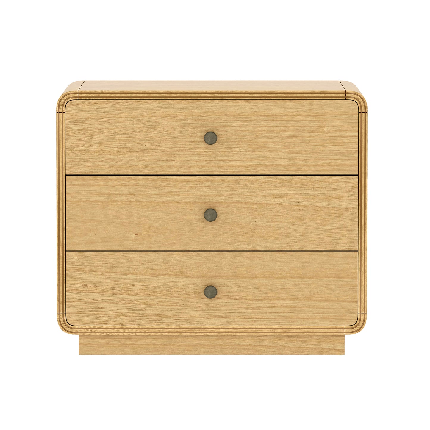 Liora Contemporary 28" Nightstand in Natural (2-Drawer) NS1527-1