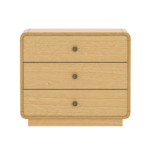 Liora Contemporary 28" Nightstand in Natural (2-Drawer) NS1527-1