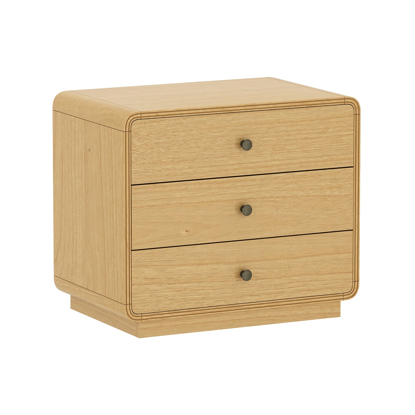 Liora Contemporary 28" Nightstand in Natural (2-Drawer) NS1527-1