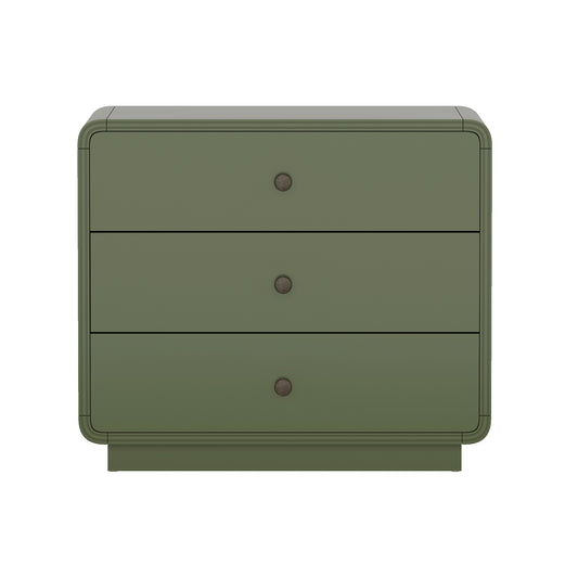 Liora Contemporary 28" Nightstand in Green (2-Drawer) NS1527-2