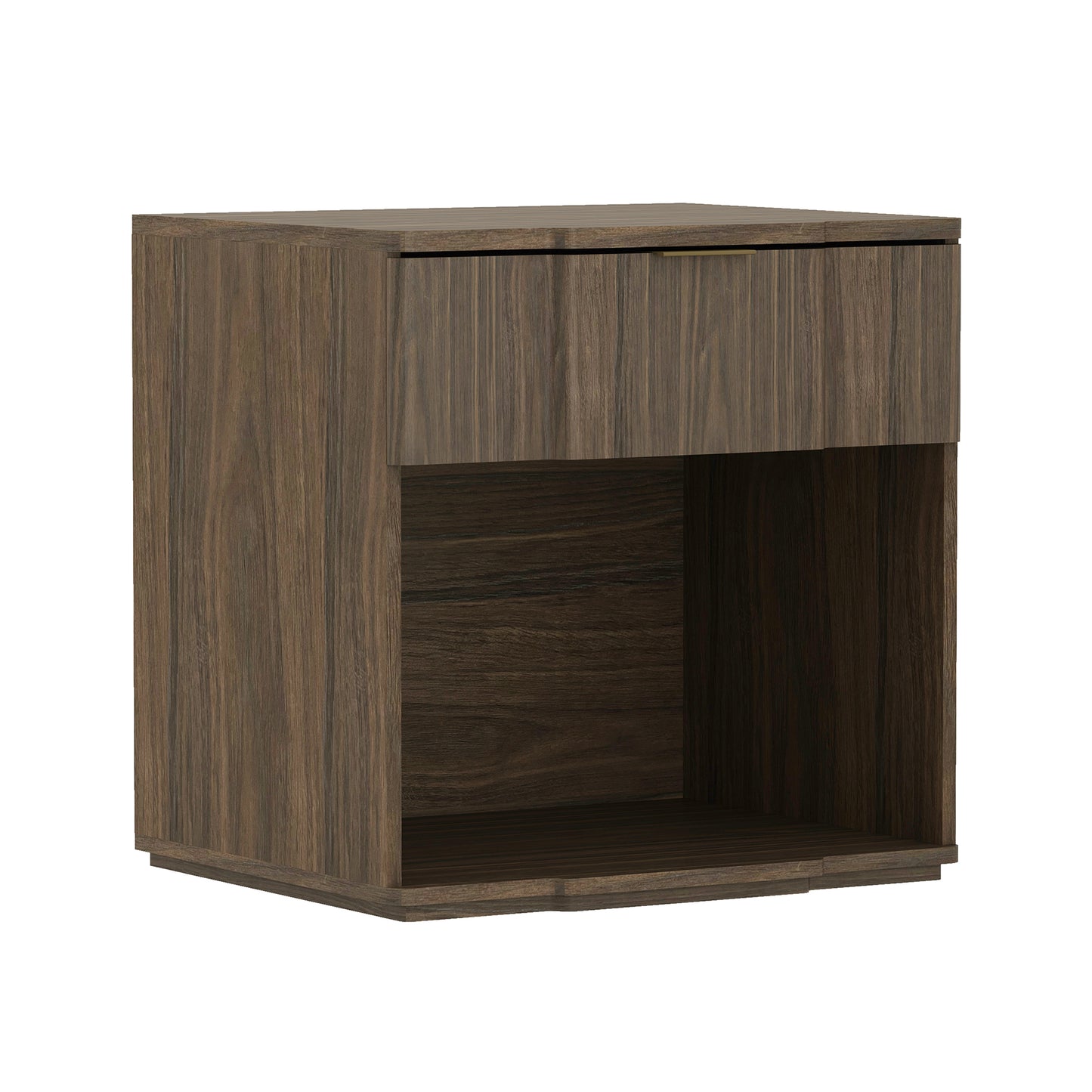 Clive Mid-Century Modern 22" Nightstand in Walnut (1-Drawer) NS1561-3