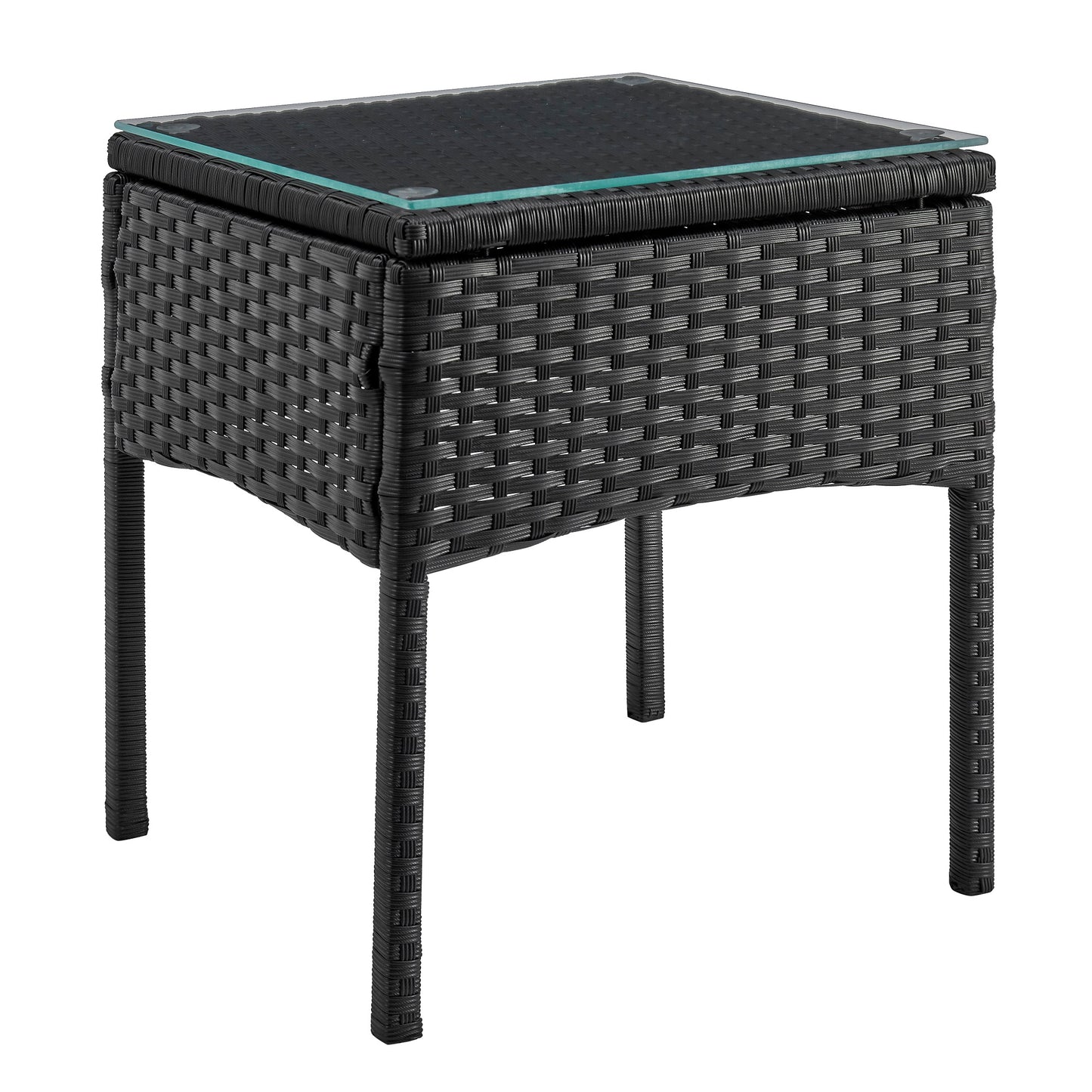 Noli Modern 3-Piece Conversation Set in Black and Cream OD-CV006-CR