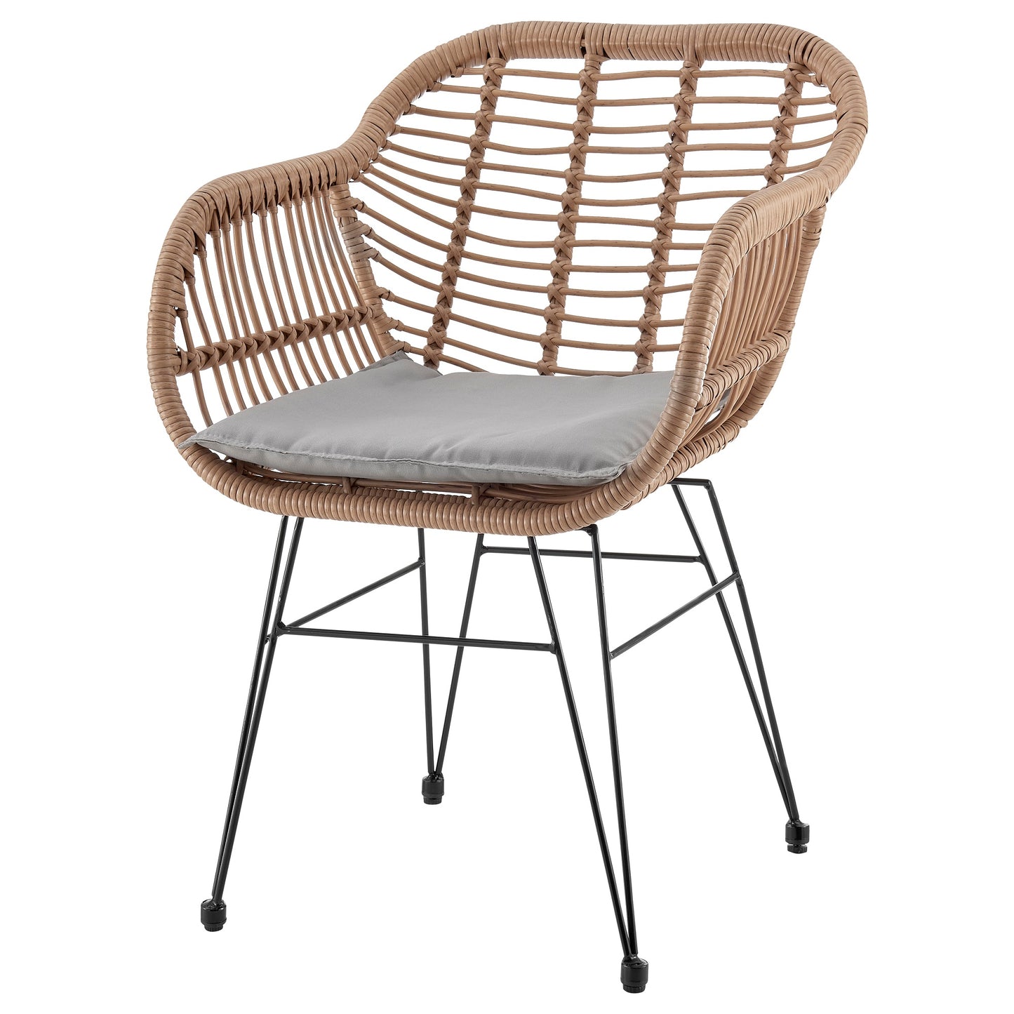 Antibes Modern 3-Piece Conversation Set in Tan and Gray OD-CV010-GY
