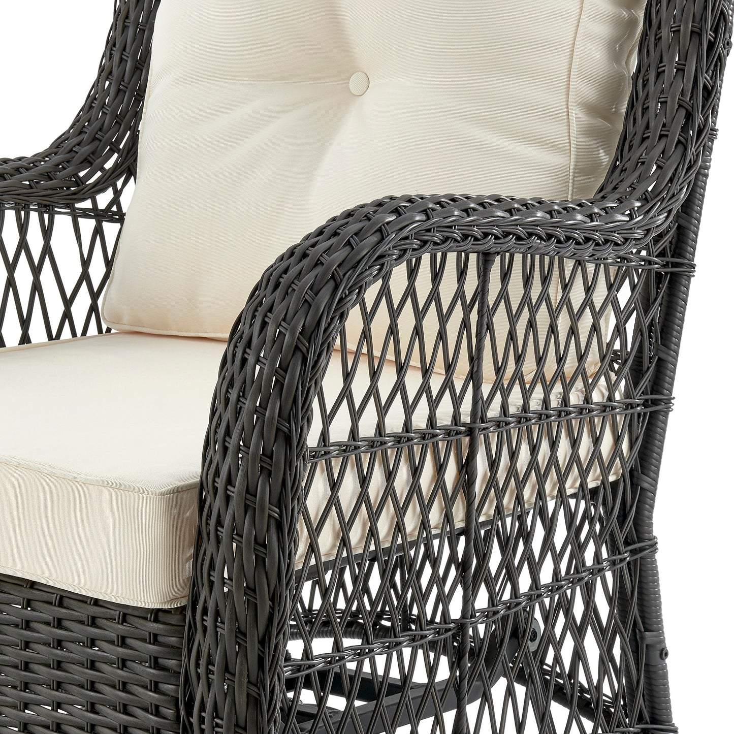 Fruttuo Traditional 3-Piece Conversation Set for Patio, Porch and Living Areas