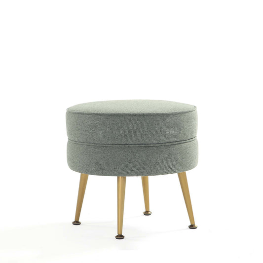 Bailey Mid-Century Modern Upholstered Accent Ottoman in Sage Green OT003-SG