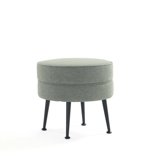 Bailey Mid-Century Modern Upholstered Accent Ottoman in Sage Green OT003-SGB