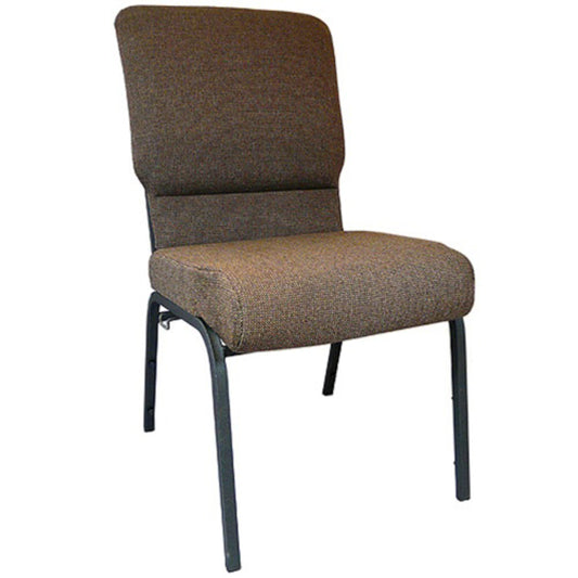 Advantage Java Church Chairs 18.5 in. Wide Java Fabric/Black Textured Frame PCHT185-106