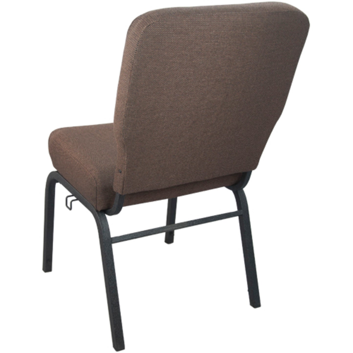 Advantage Signature Elite Java Church Chair - 20 in. Wide Java Fabric/Black Textured Frame